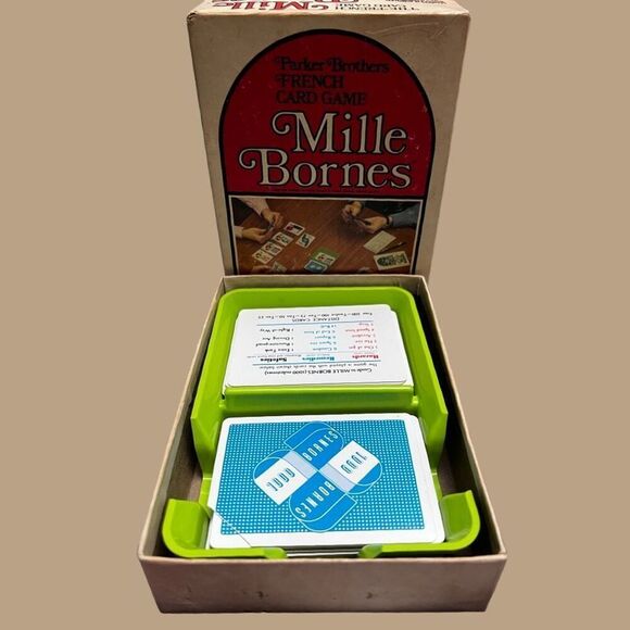 Vintage 1971 Mille Bornes French Card Game Parker Brothers  COMPLETE - Picture 2 of 6